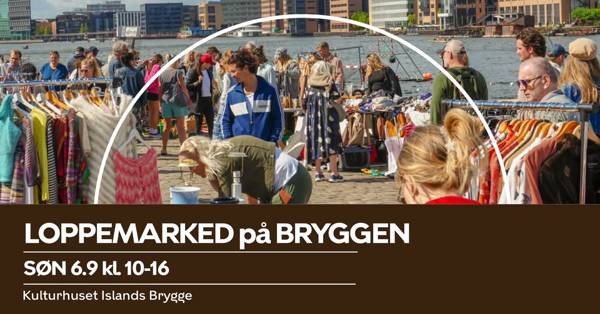 Loppemarked på Bryggen